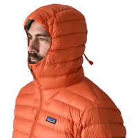 Chaqueta de Pluma Hombre Down Sweater Hoody - Coal Orange