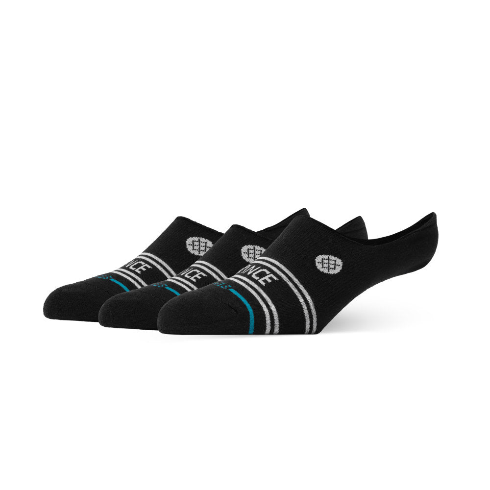 Calcetines Invisibles 3 Pack - Negro