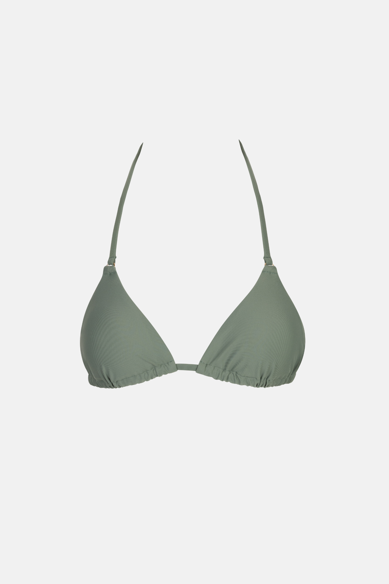 Bikini Top Classic Slide Tri - Olive