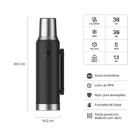 Termo Stanley Mate System 1,6 L - Negro