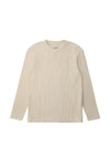 Sweater Hombre Waffle Knit- Natural