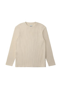 Sweater Hombre Waffle Knit- Natural