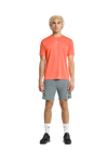 Polera Tenth PES Papaya Fluor