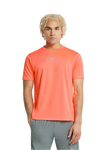 Polera Tenth PES Papaya Fluor