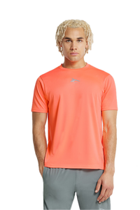 Polera Tenth PES Papaya Fluor