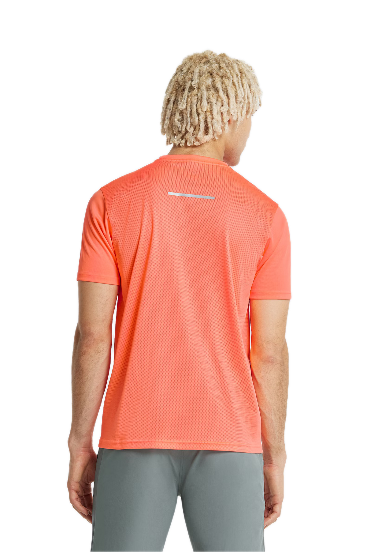 Polera Tenth PES Papaya Fluor
