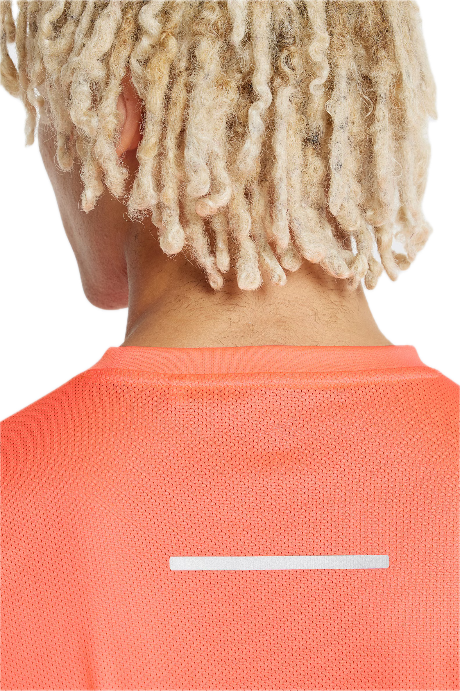 Polera Tenth PES Papaya Fluor