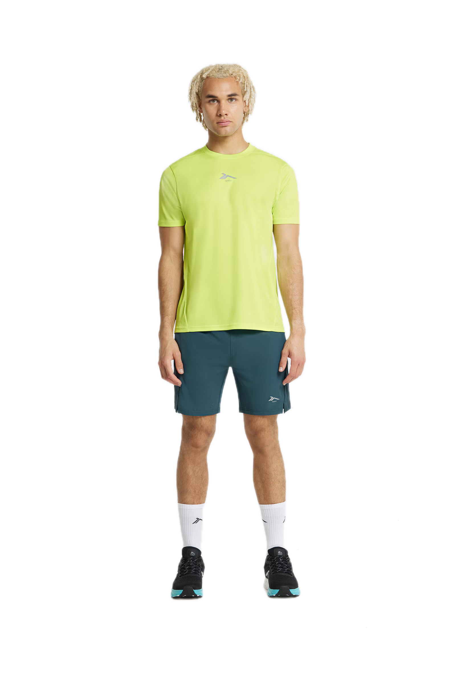 Polera Tenth PES Amarillo Fluor