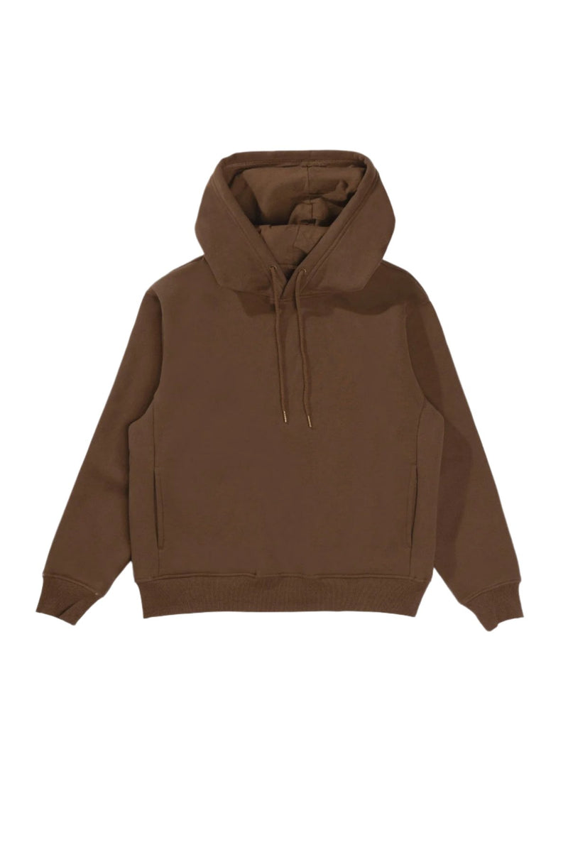 Poleron Hombre Classic Fleece Hood - Chocolate