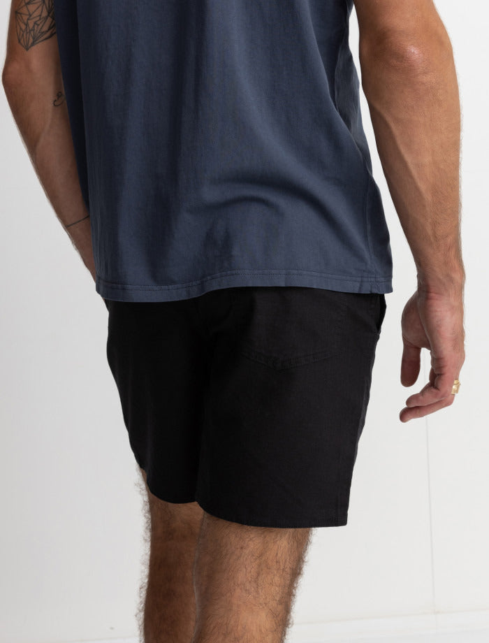 Short Hombre Classic Linen Jam - Vintage Black