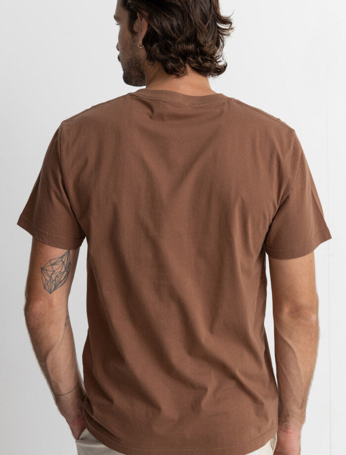 Polera Hombre Classic Brand Tee - Chocolate