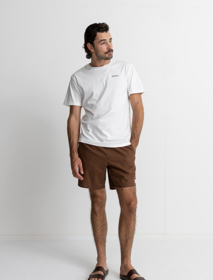 Polera Hombre Classic Brand Tee - White