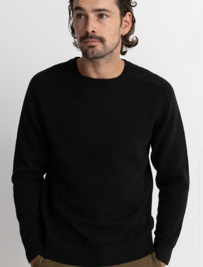 Sweater Hombre Classic Crew Knit - Vintage Black