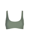 Bikini Top Classic Crop Top - Olive