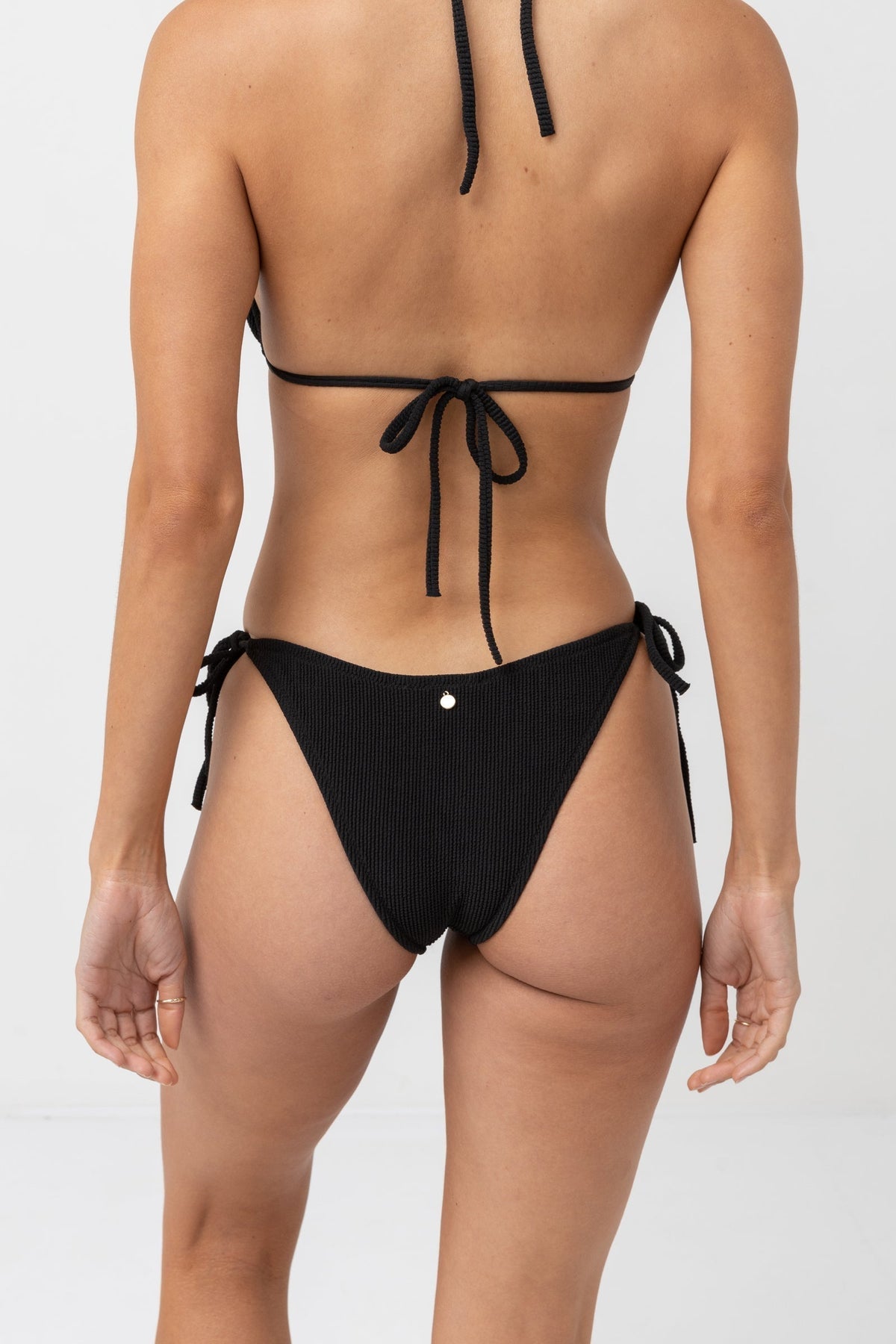 Bikini Bottom Isla Rib Eco Tie Side Hi Cut