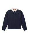 Polera Hombre Manga Vintage Rugby LS Polo - Indigo