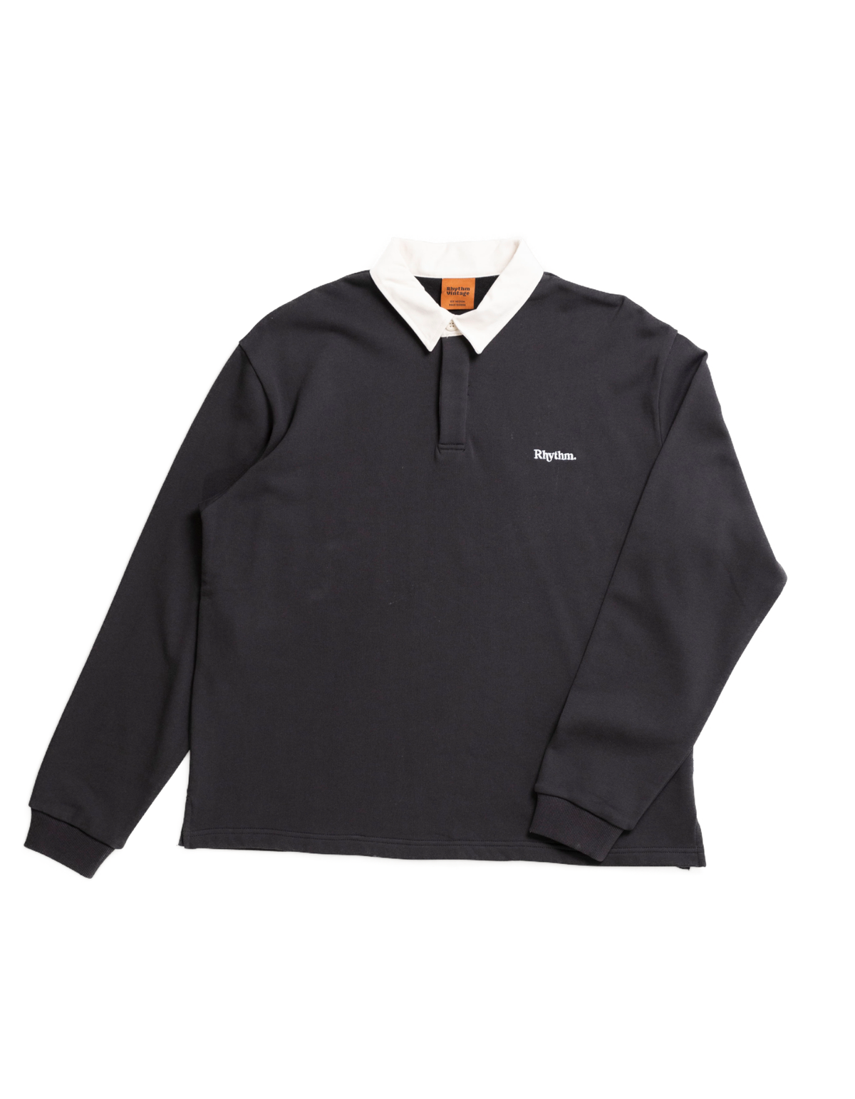 Polera Hombre Koa Vintage Rugby LS Polo - Black