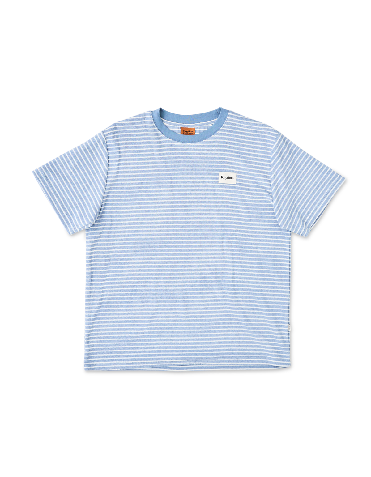 Polera Hombre Vintage Terry Stripe - Blue