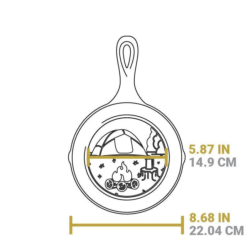 Sartén Hierro Fundido - Wanderlust Series - Carpa 20 cm