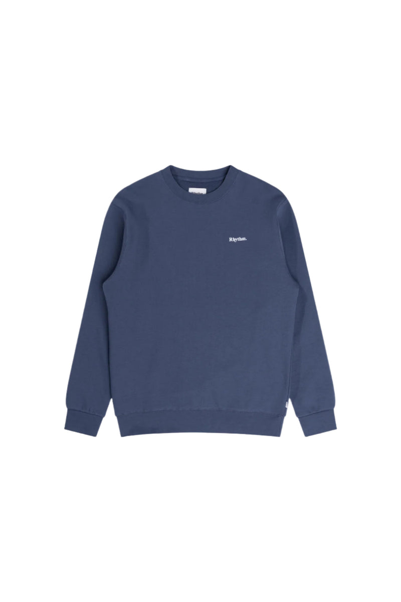 Polerón Hombre Brand Fleece Crew - Navy