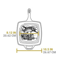 Sartén Hierro Fundido - Wildlife Series - Pez 27 cm