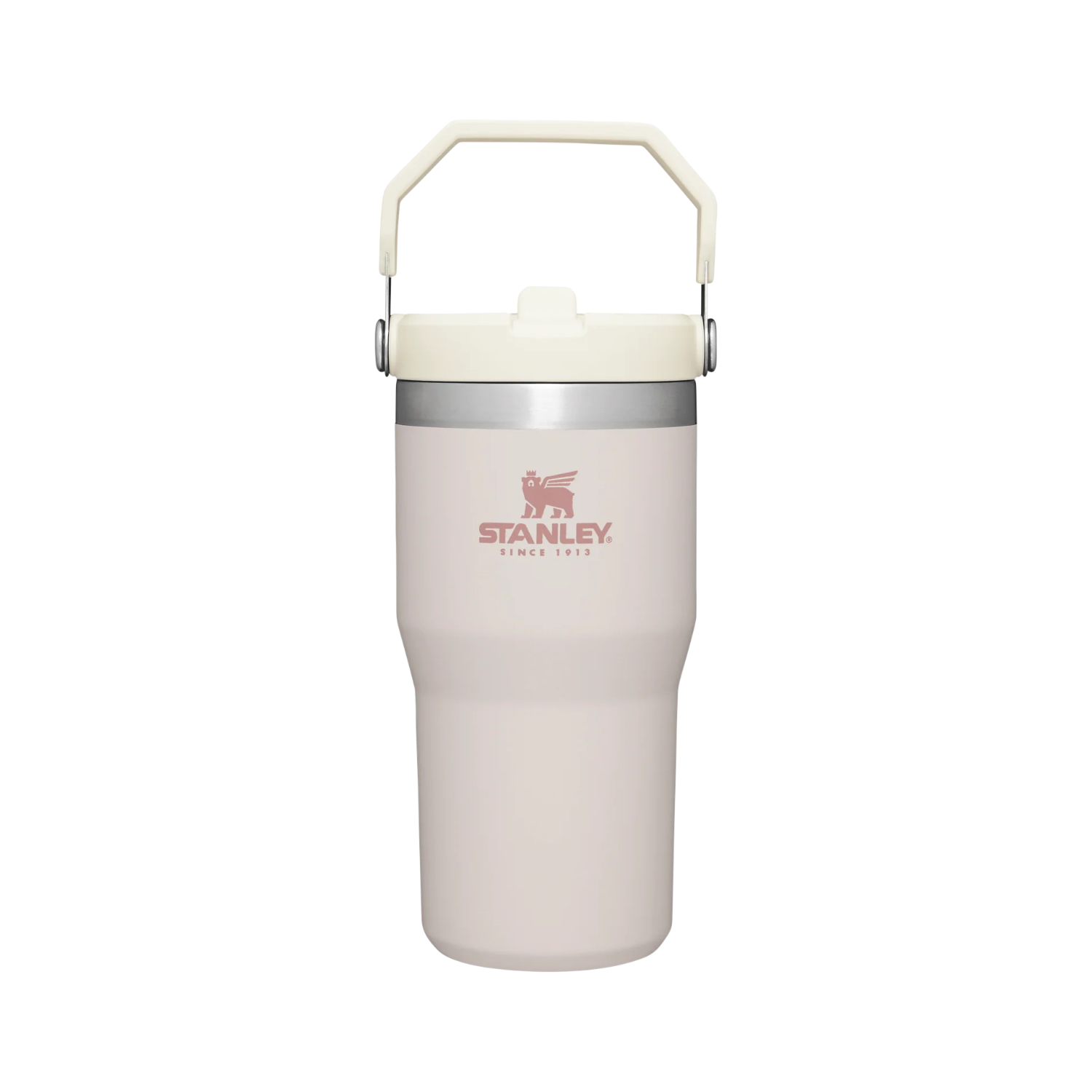 Botella Flip Straw 591 ml - Rose Quartz