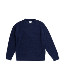 Sweater Hombre Worn Path Knit - Navy