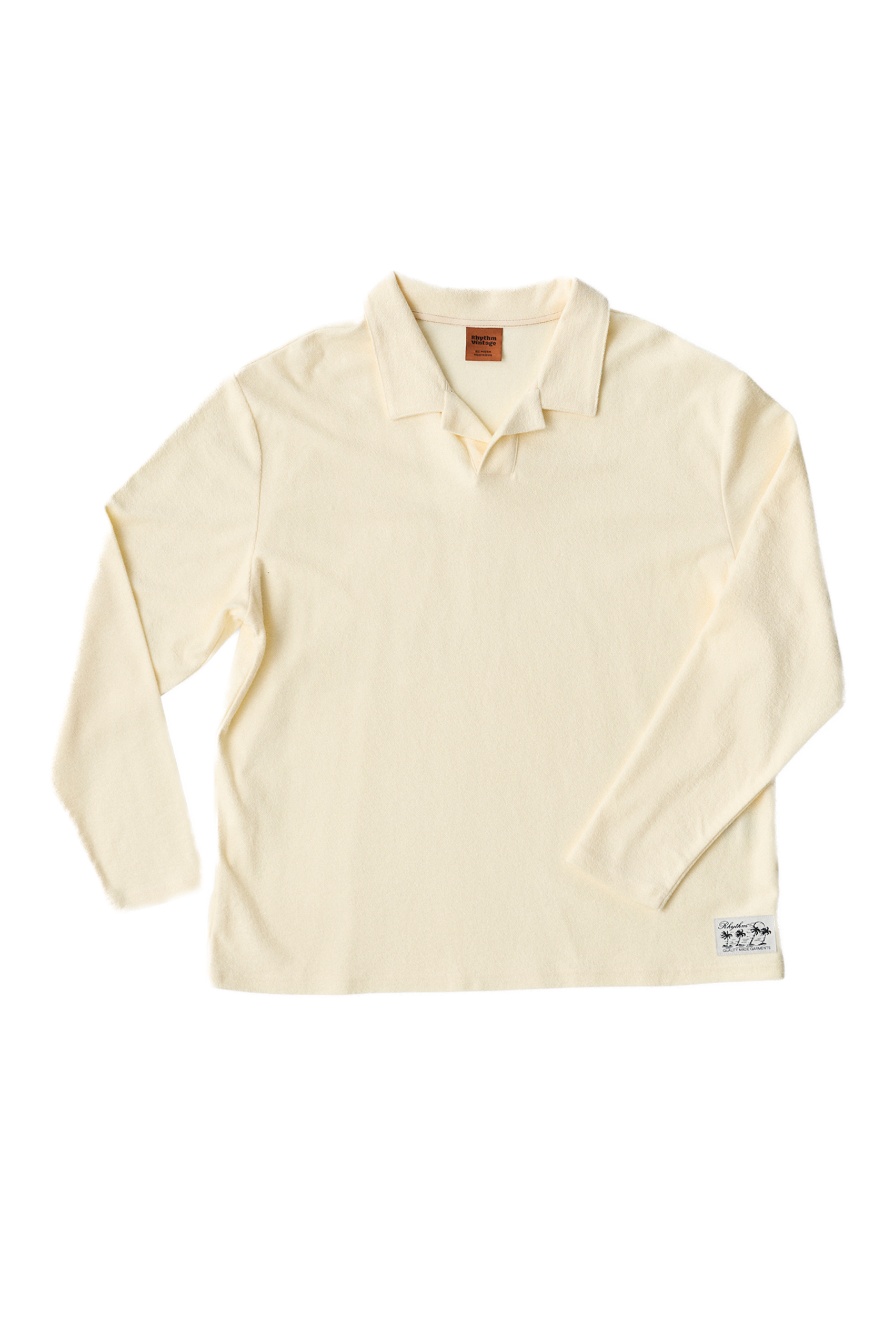 Polera Hombre Kapu Rugby LS Polo - Ecru