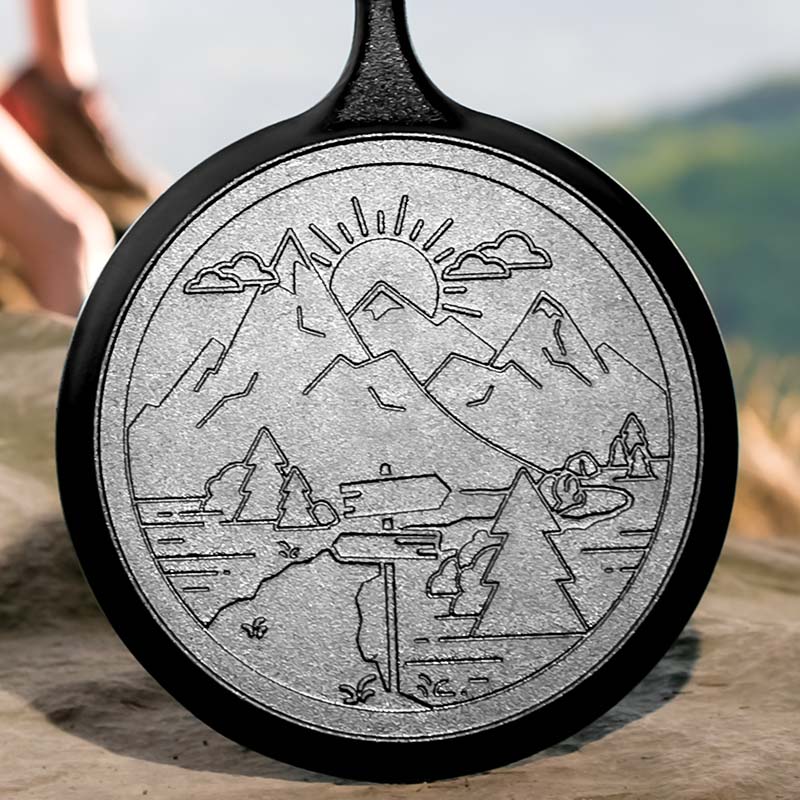 Sartén Hierro Fundido - Wanderlust Series - Montaña 27 cm