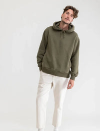 Poleron Hombre Classic Fleece Hood - Olive