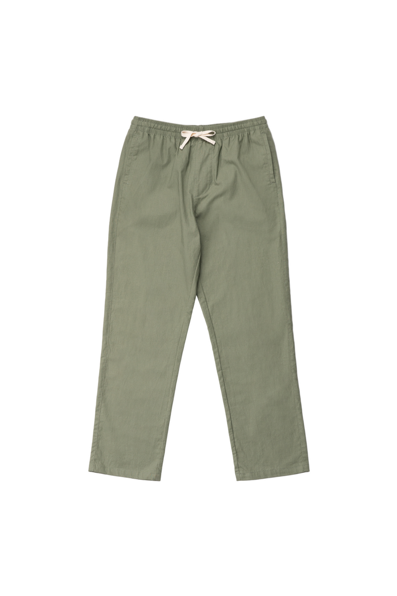 Pantalón Hombre Linen - Olive