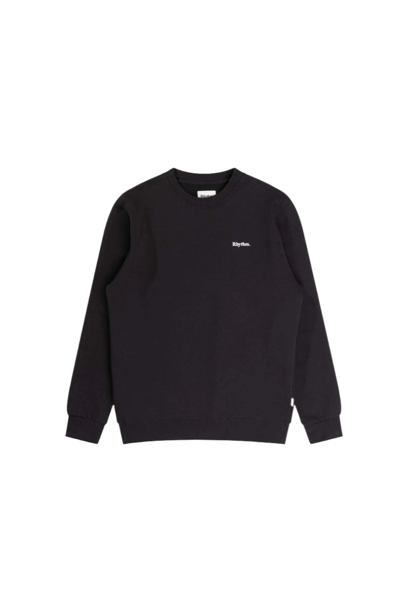 Polerón Hombre Brand Fleece Crew - Black