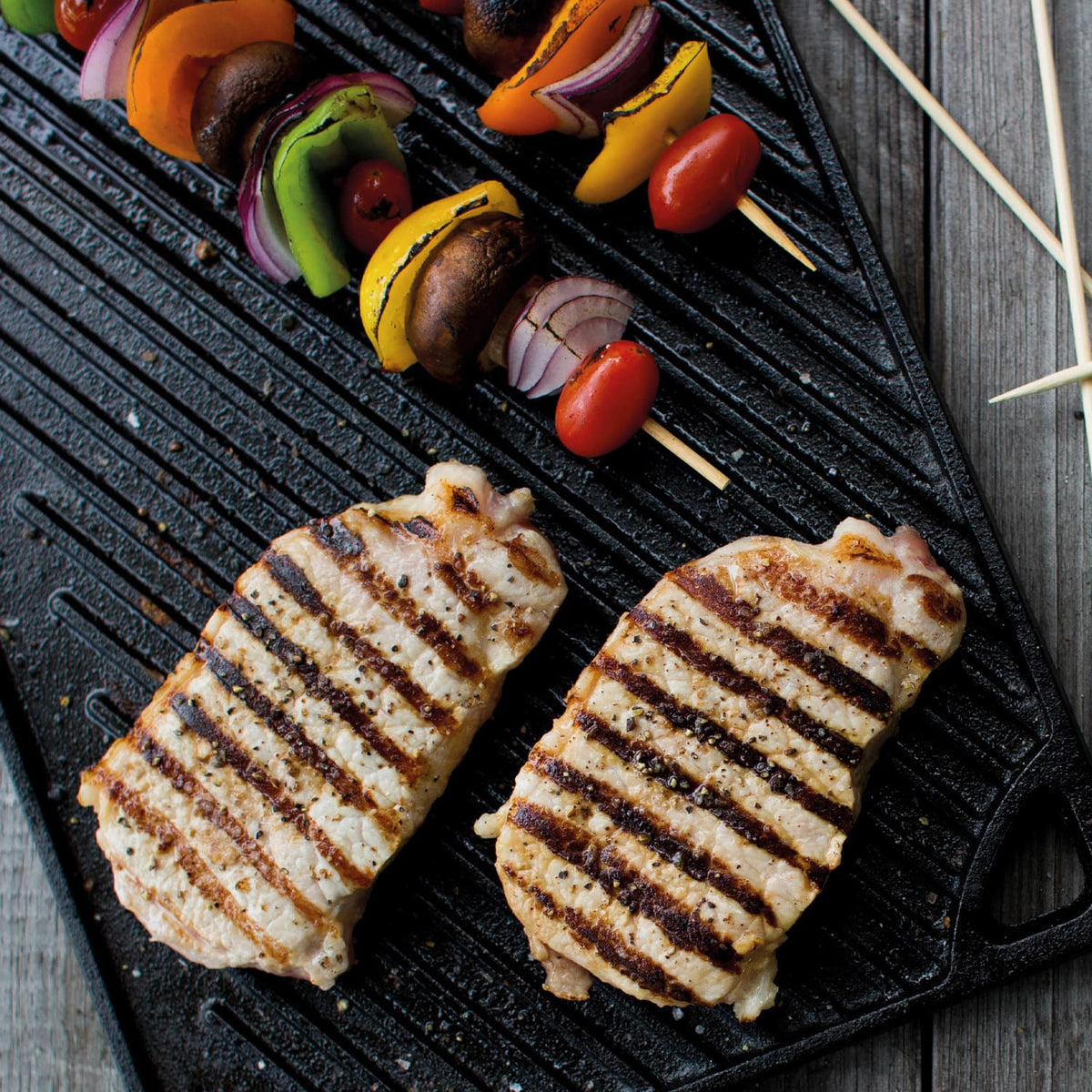 Parrilla/Plancha Reversible Double Play - 43 cm