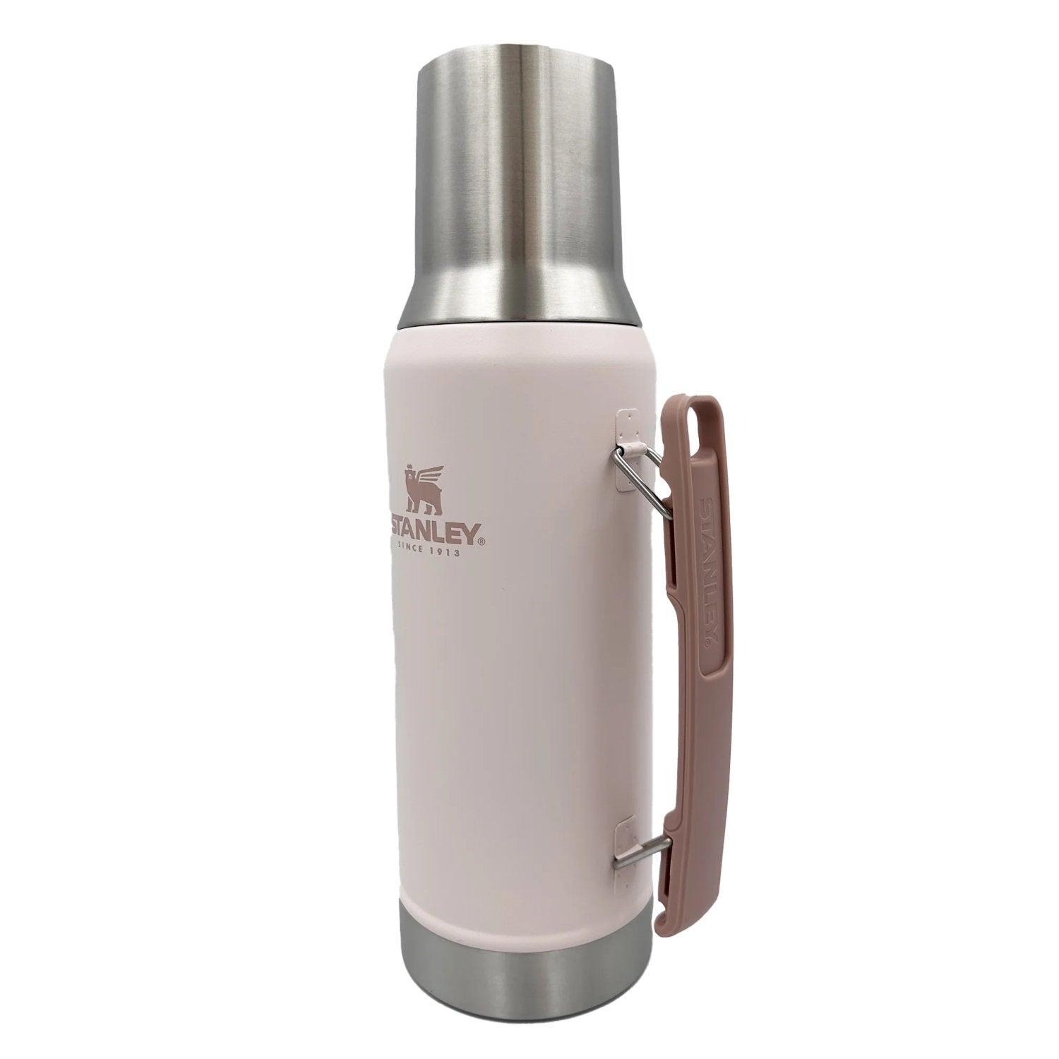 Gourde Isotherme Stanley 1.2L Mate System - Couleur Rose Quartz, Acier Inox - Garde Le Chaud/froid 30h - Neuf