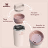 Mug Café-To-Go 354 ml - Rosa Cuarzo