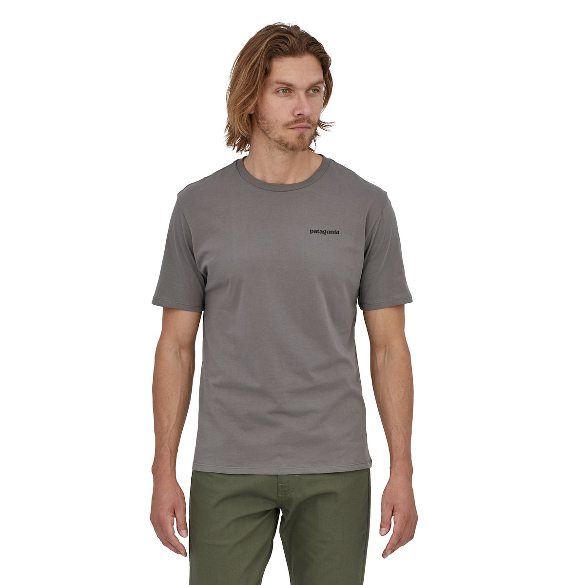 Polera Hombre P-6 Mission Organic T-Shirt Noble Grey
