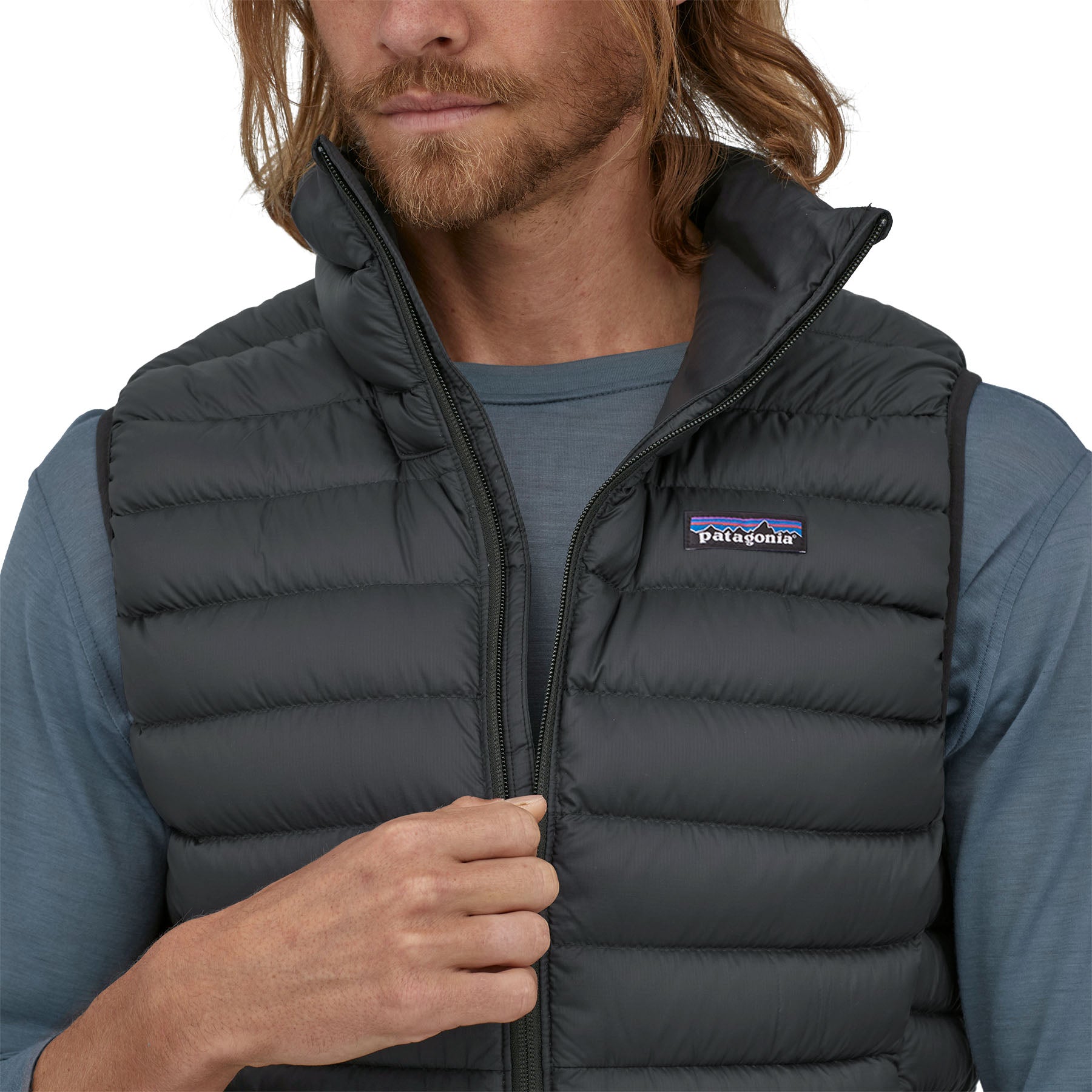 Chaqueta Hombre Down Sweater Vest Patagonia Preppy Beach