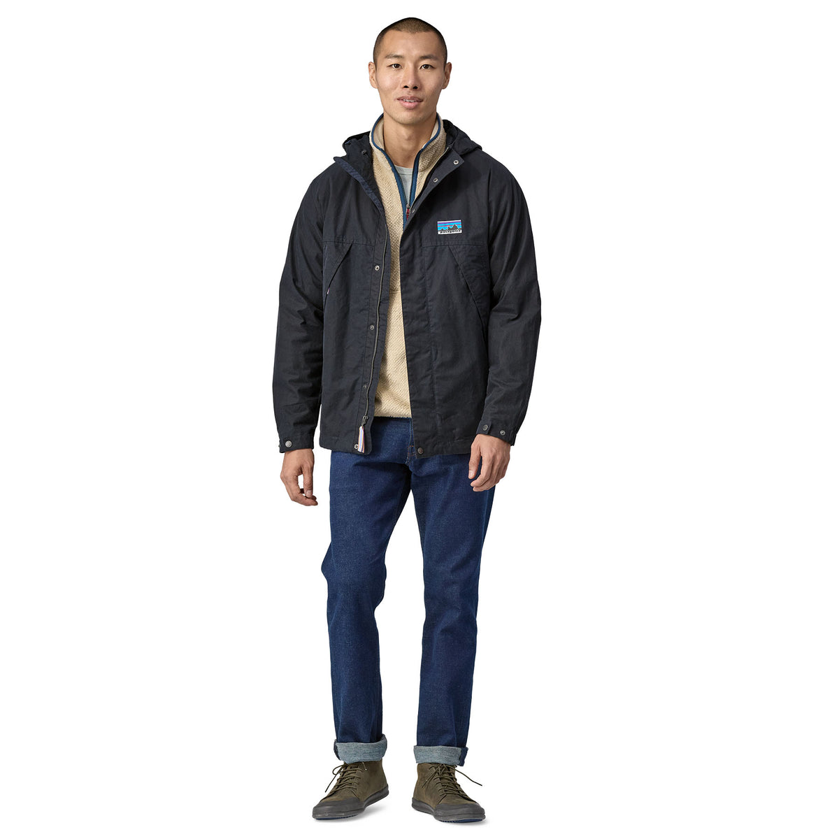 Chaqueta Waxed Cotton Jacket - Pitch Blue