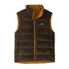 Chaqueta Sin Mangas Hombre Reversible Cotton Down Vest - Shelter Brown