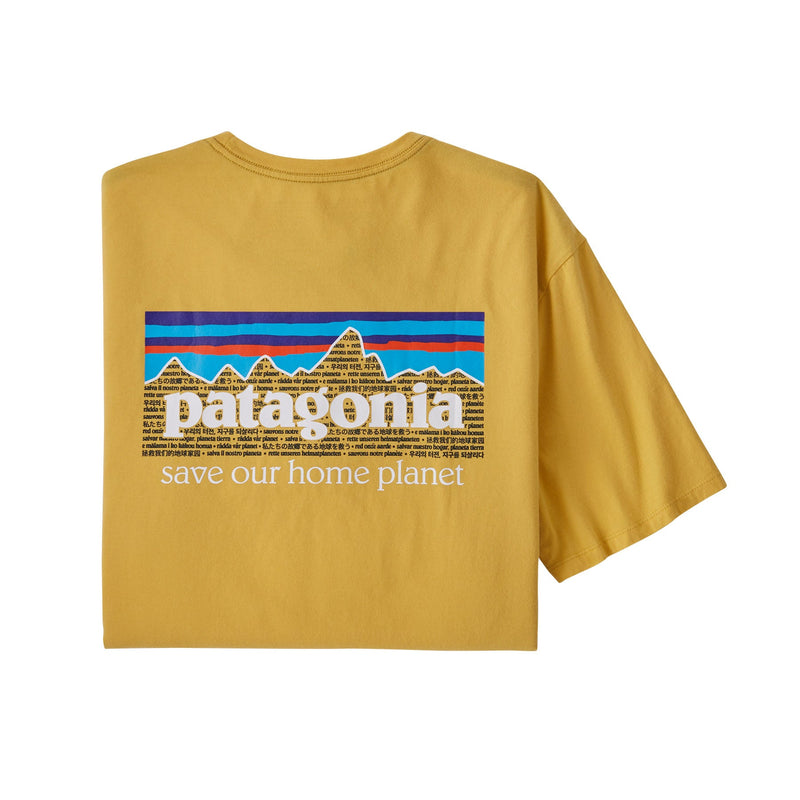 Polera Hombre P-6 Mission Organic T-Shirt Surfboard Yellow