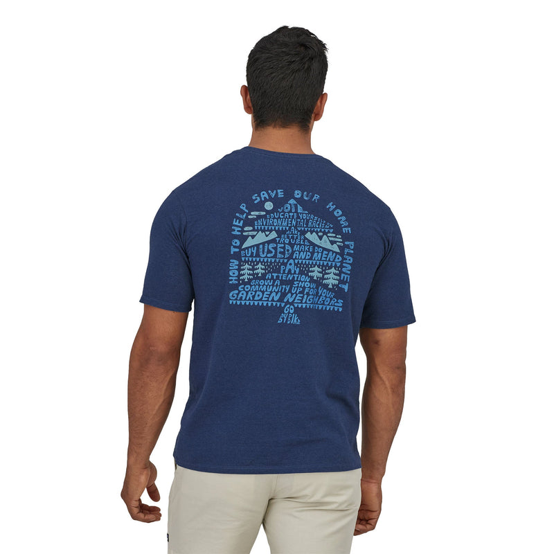 Polera Hombre How to Save Responsibili-Tee Current Blue