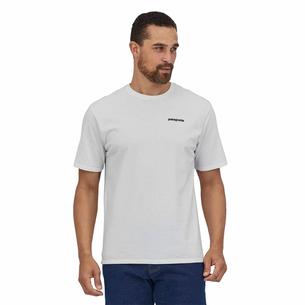 Polera Hombre P-6 Logo Responsibili-Tee® White