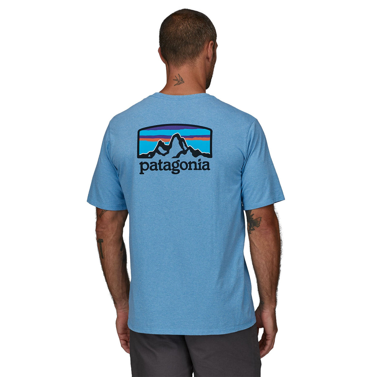 Polera Hombre Fitz Roy Horizons Responsibili-Tee® Lago Blue