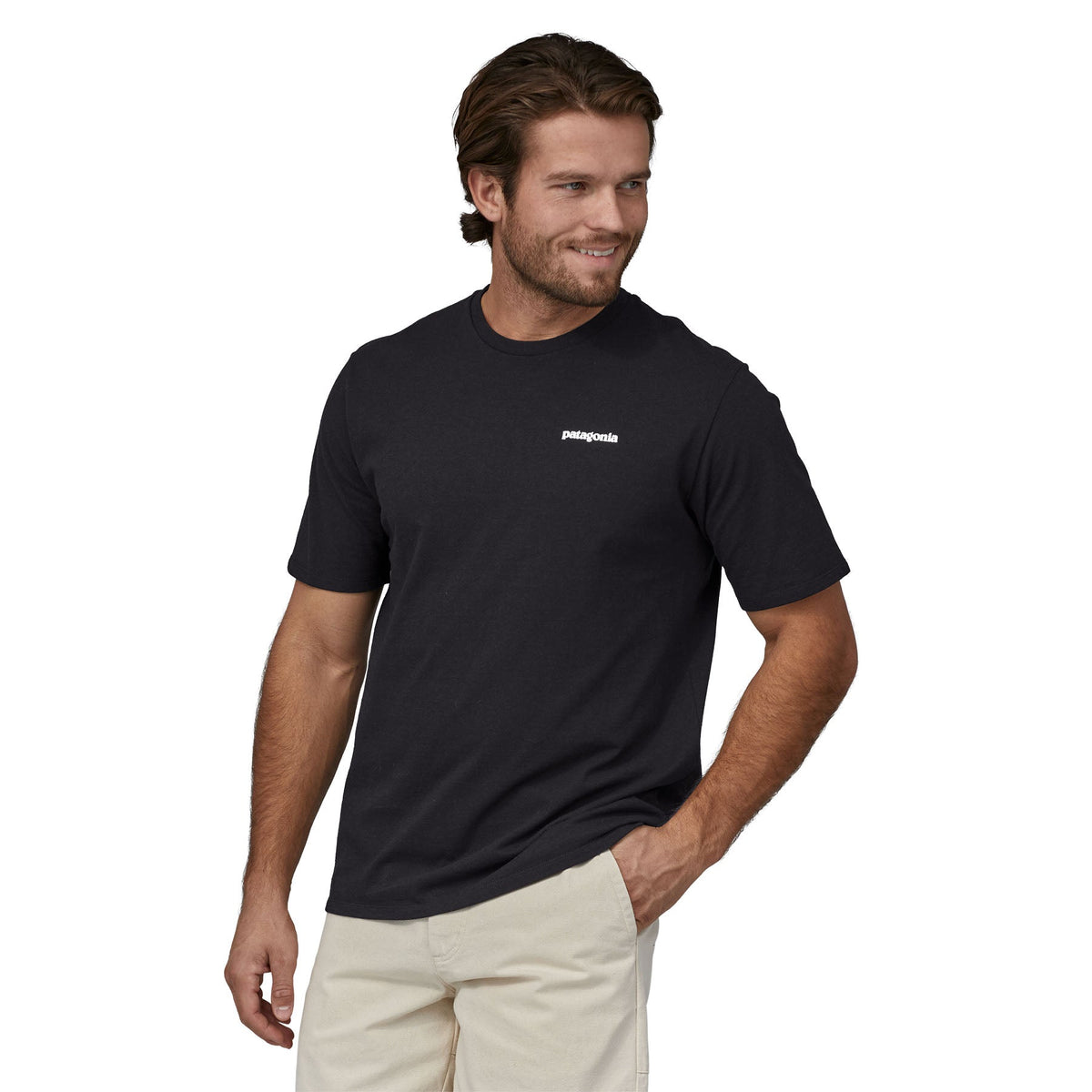 Polera Hombre P-6 Logo Responsibili-Tee® Black