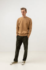 Polerón Hombre Worn Path Fleece Crew Brown