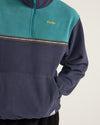 Polar Hombre Alder Half Zip Pull Over - Teal