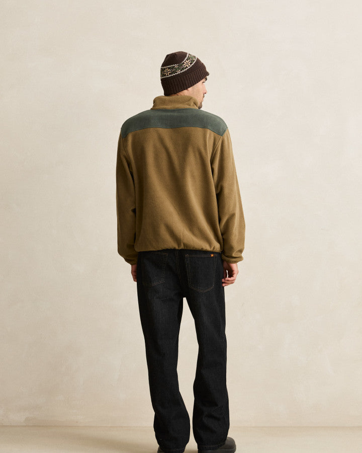 Polar Hombre Alder Half Zip Pull Over - Forest