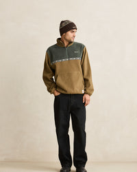 Polar Hombre Alder Half Zip Pull Over - Forest