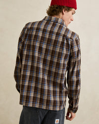 Camisa Hombre Alex Check LS - Chestnut