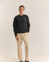 Polerón Hombre Brand Fleece Crew - Black